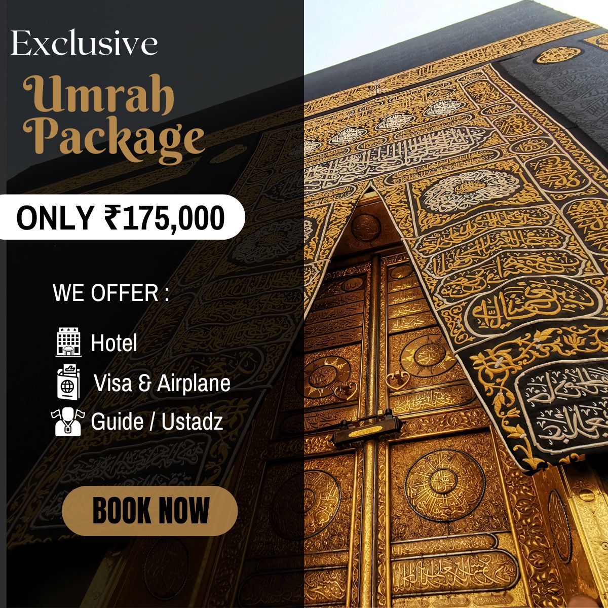 Exclusive Umrah Package with Single Bed Sharing from Kolkata