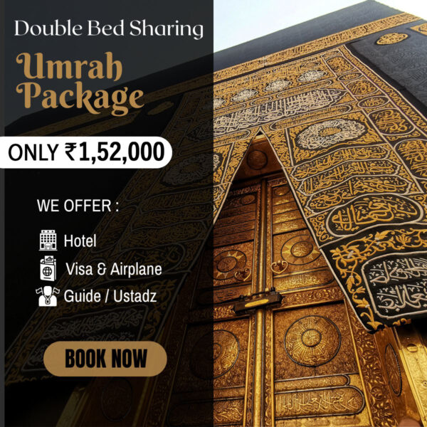 Umrah Package from Kolkata (15 Days) Double Bed Sharing